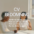 CV Bedömning - Professionel återkoppling från rekryterare